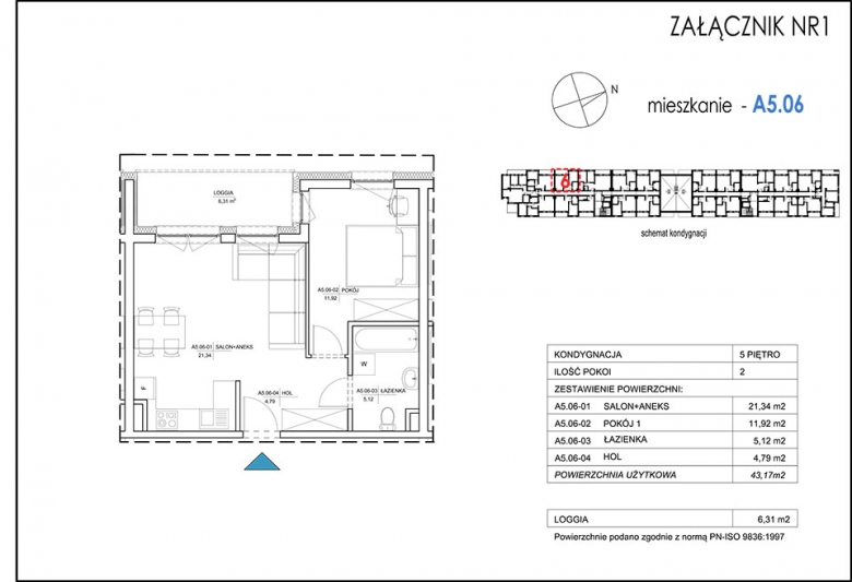 Apartament nr. A5.06